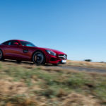 Der Mercedes AMG GT auf Landpartie. Ein Mitzieher mit dem Canon EF 24mm 1:1,4L II USM