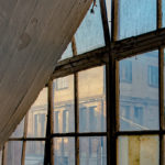 Fenster der Phrix Papierfabrik in Hattersheim, Stadtteil Okriftel