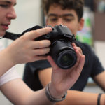 Schüler im Canon Young People Program