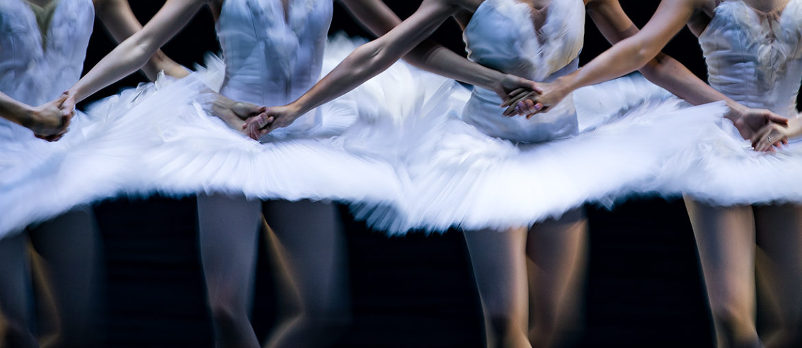 Die vier kleinen Schwäne in "Schwanensee" von Ben Van Cauwenberg im Aalto Ballet Essen