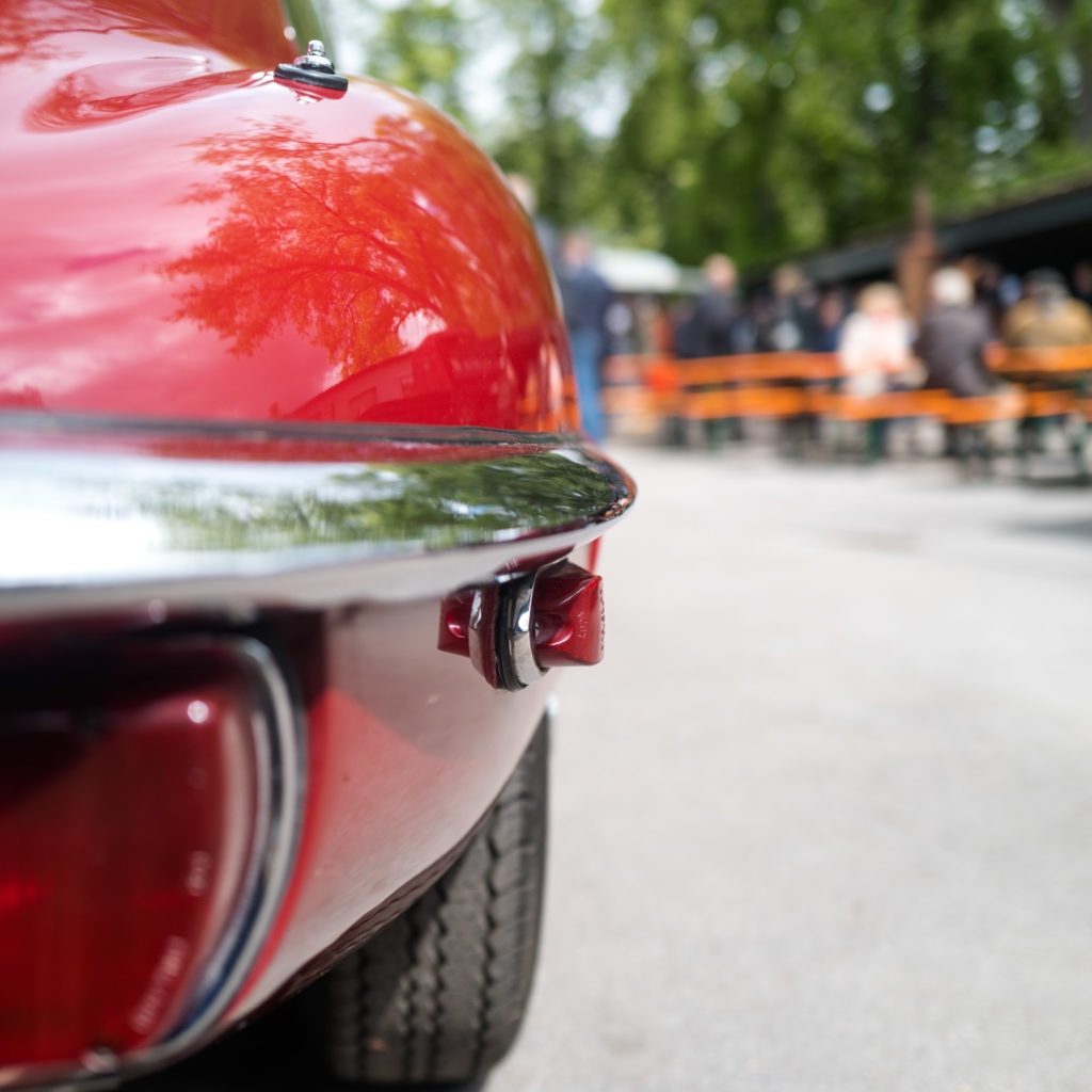 Jaguar E-Type beim Sommerfest von BC Moto Service Dortmund