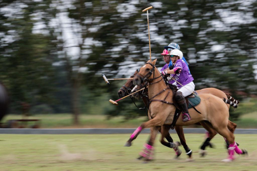 Im Pulk beim Rhein Polo Open 2019