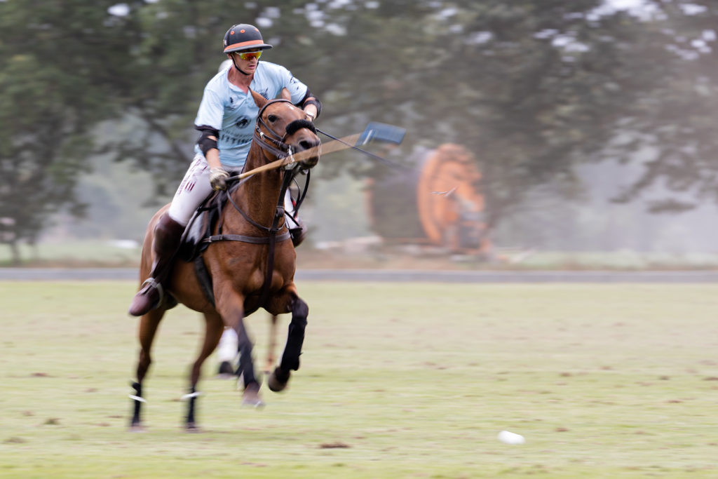 Brad Rainford-Blackett (Taittinger) beim Rhein Polo Open 2019