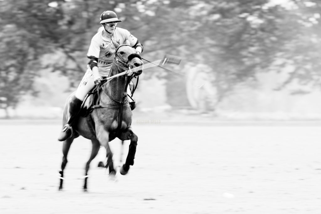 Brad Rainford-Blackett (Taittinger) beim Rhein Polo Open 2019