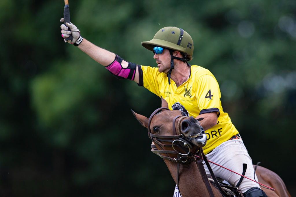 Der argentinische Polo Profi Joaquin Copello bei den Rhein Polo Open 2019