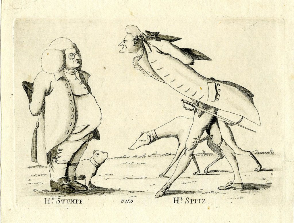 Herr Spitz und Herr Stumpf © The Trustees of the British Museum