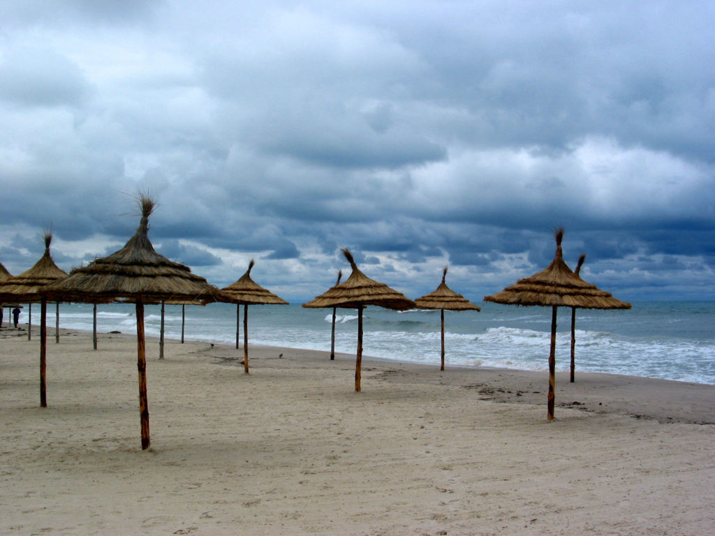 Reisen im Kopf - Tunesien 1980, Der Strand von Sousse, Quelle: Wikimedia Commons